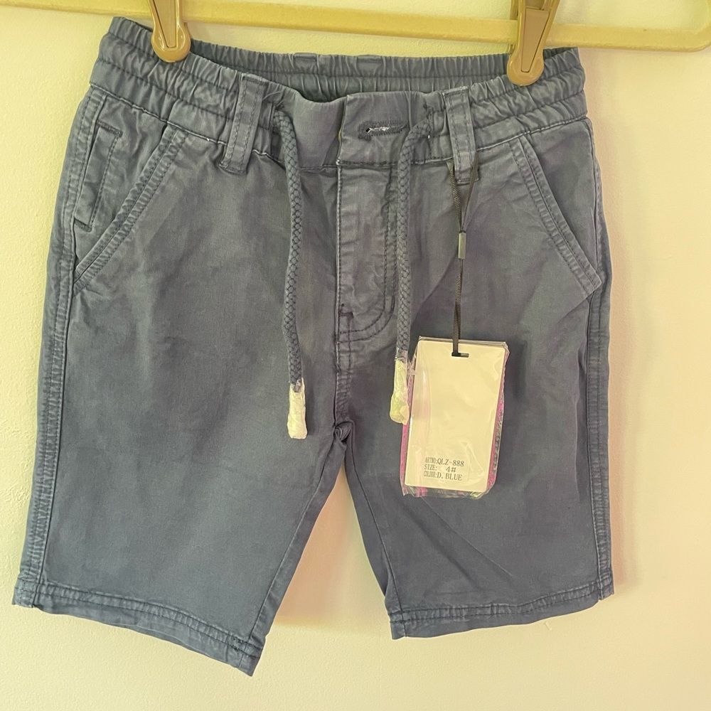 QLZ Boys Summer Casual Beach Short Blue NWT